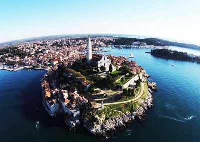 Rovinj from the sky
